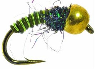 Metallic Caddis Larva Metallic Caddis Larva Nymph Fly Trout